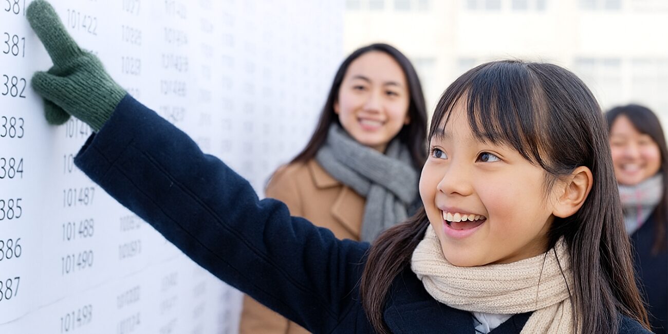 ケース3 合格の瞬間（吉祥女子 合格）
