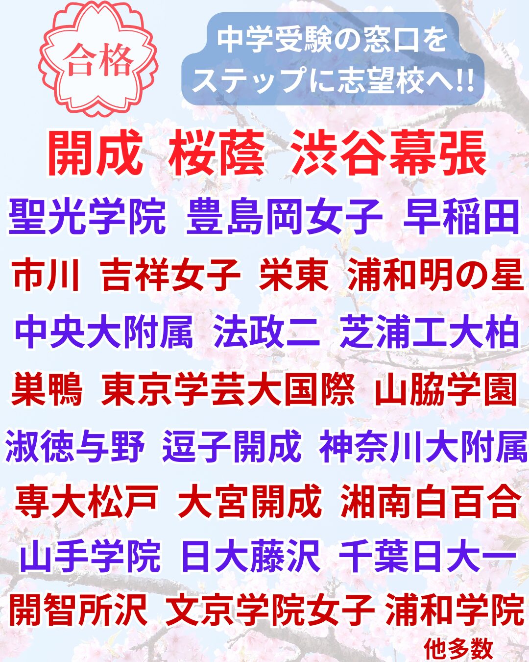 2026年 合格実績